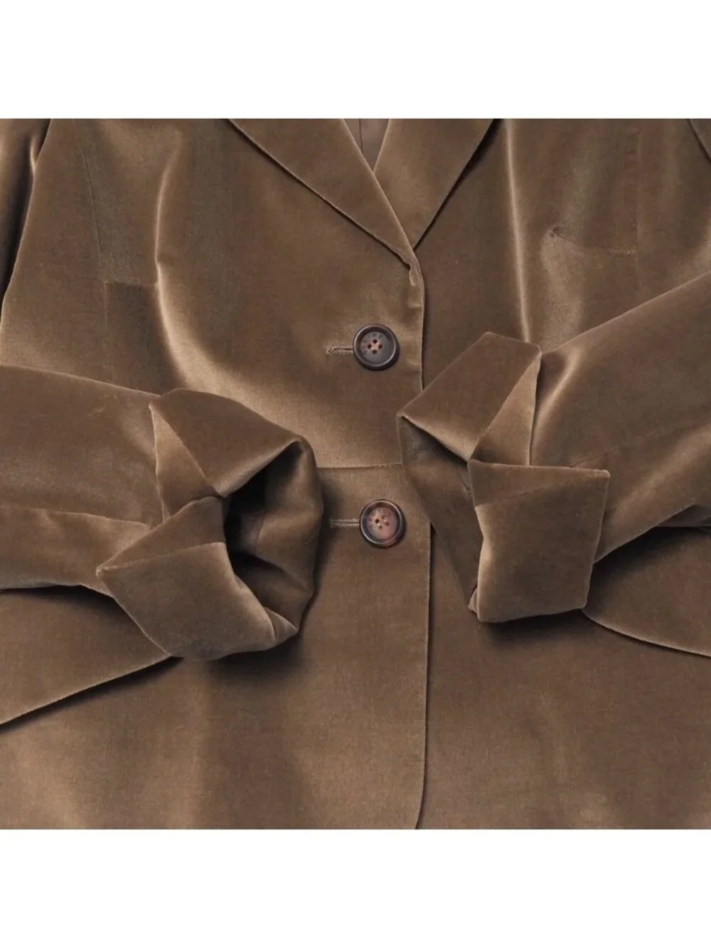 Celine Tailored Jacket 40 Velour Leather - Picture 4 of 7